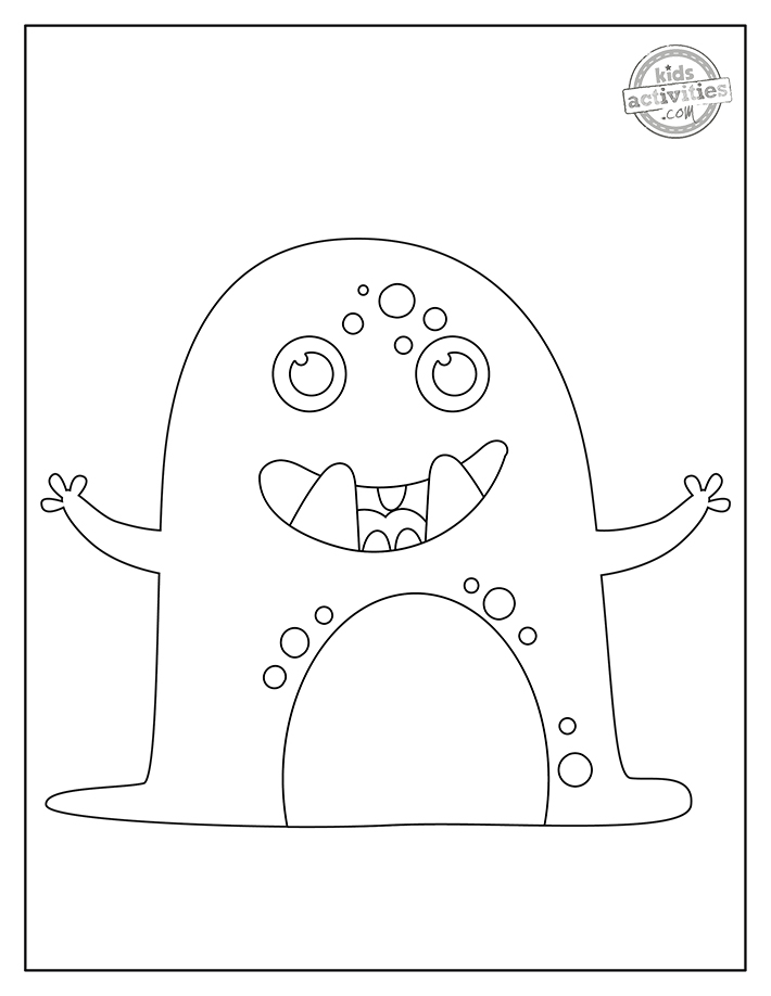 Monster Coloring Pages Printable Fun 33