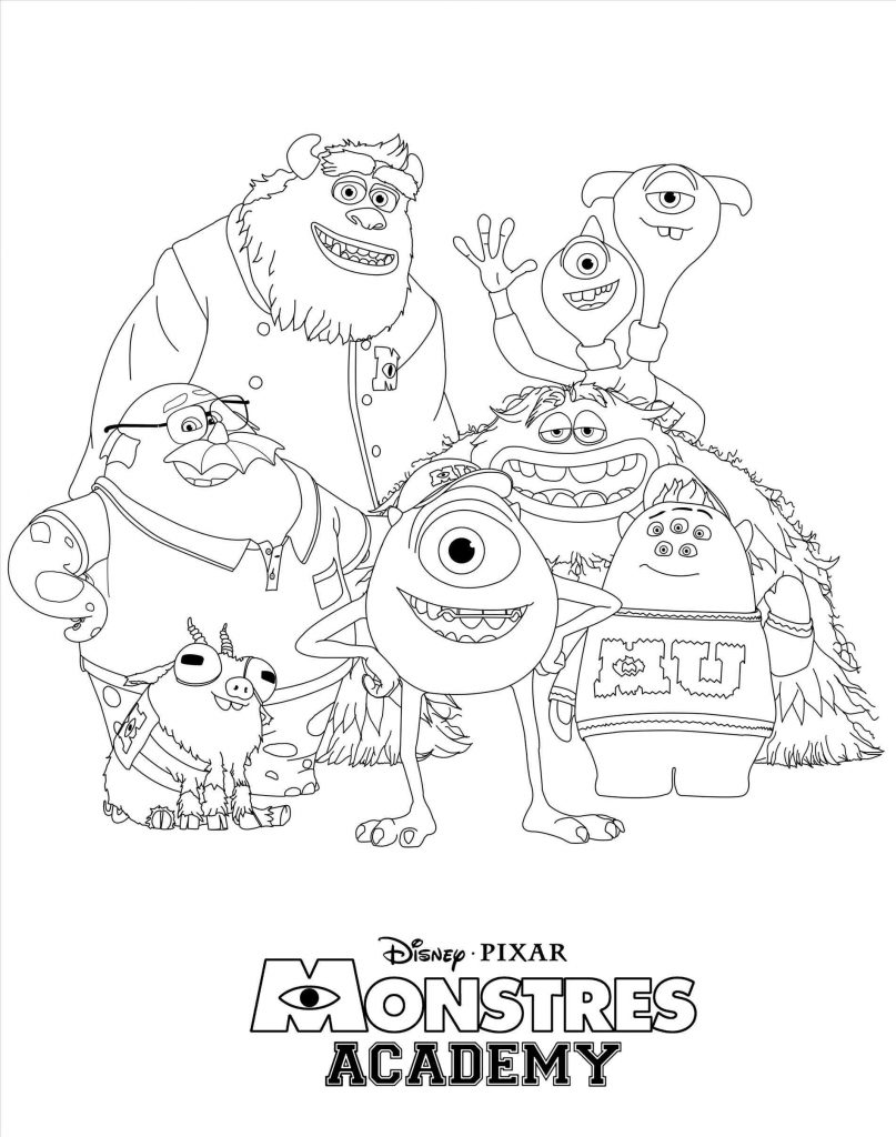 Monster Coloring Pages Printable Fun 34