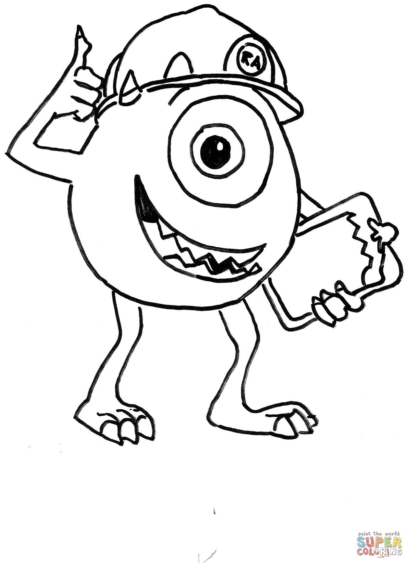 Monster Coloring Pages Printable Fun 7