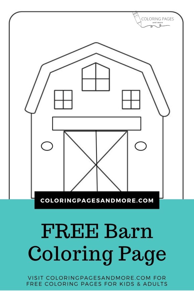 Rustic Barn Coloring Pages Printable 26