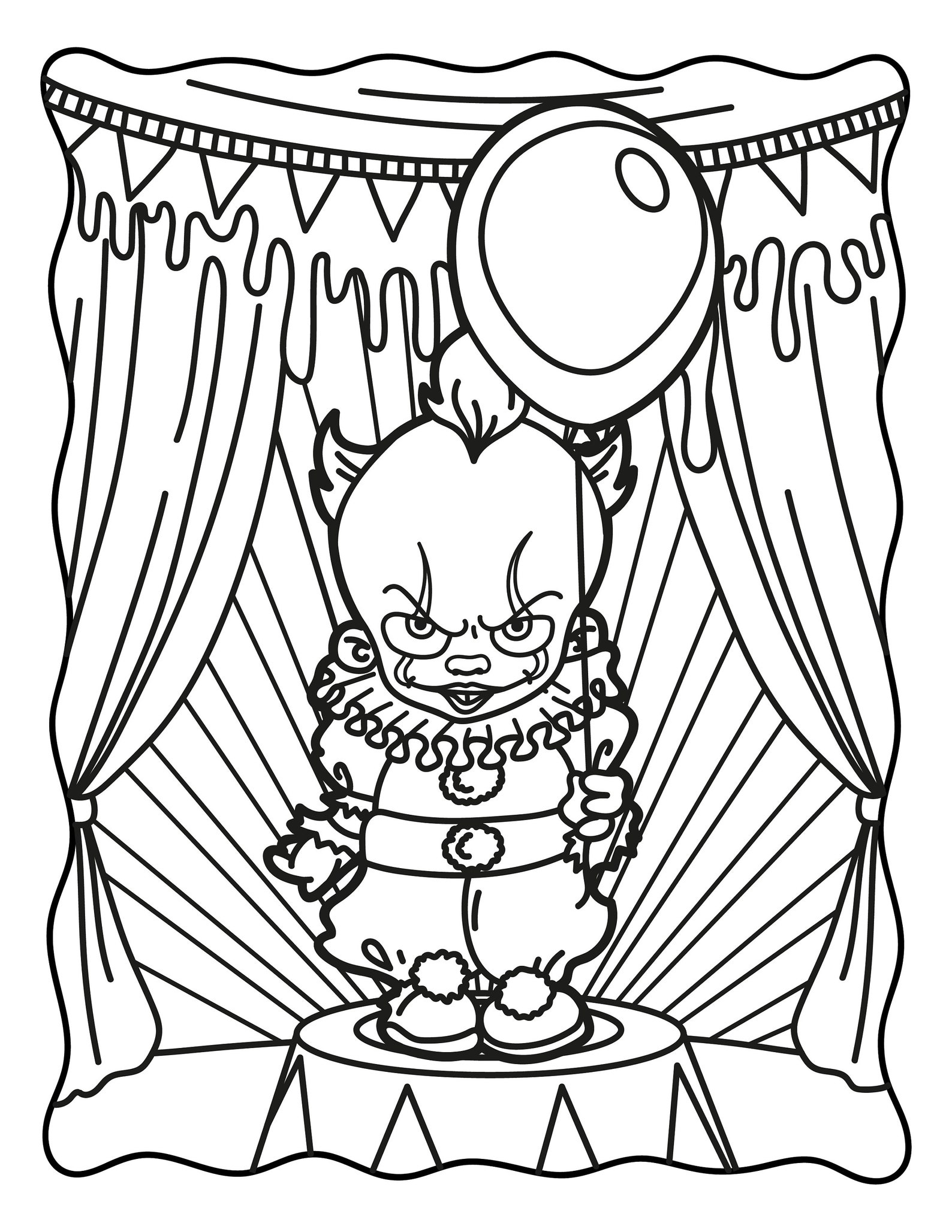 Spooky Bone Coloring Pages Printable 22