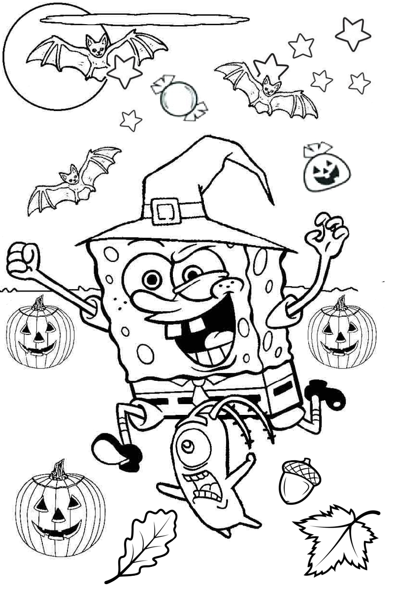 Spooky Bone Coloring Pages Printable 6