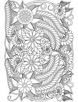 Stress Relief Coloring Pages Printable Relaxation 13