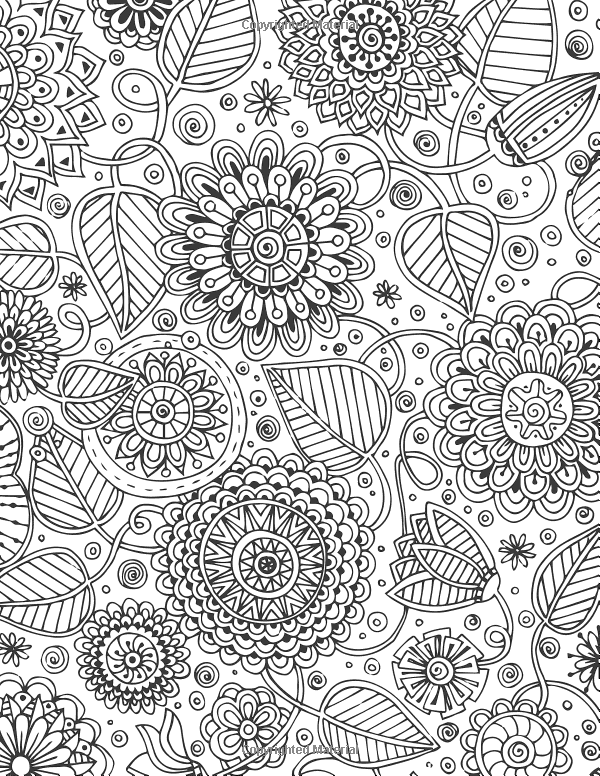 Stress Relief Coloring Pages Printable Relaxation 17