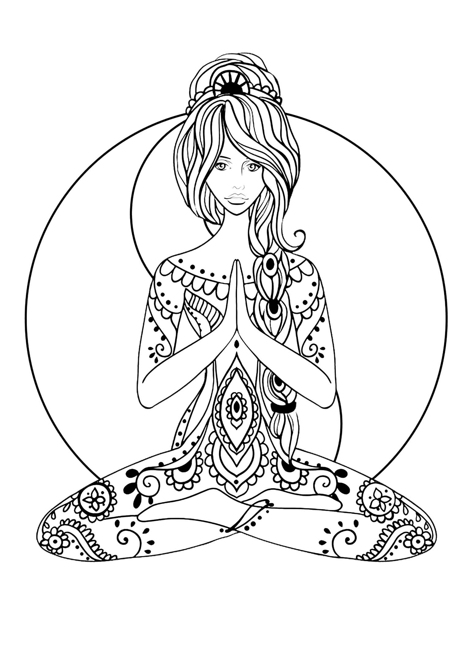 Stress Relief Coloring Pages Printable Relaxation 18