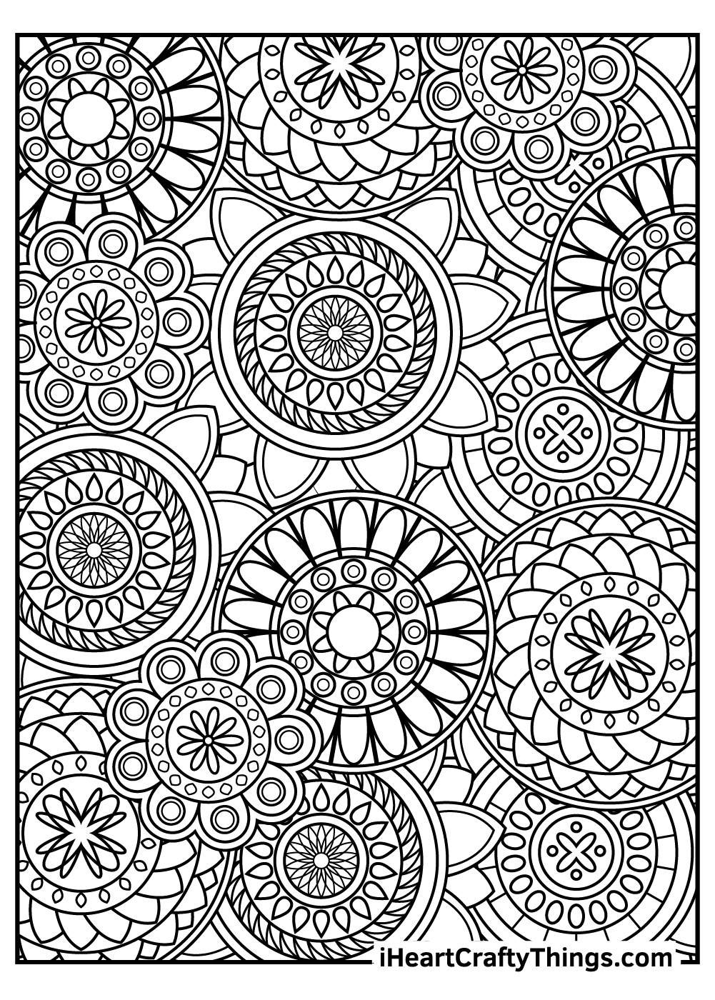 Stress Relief Coloring Pages Printable Relaxation 2