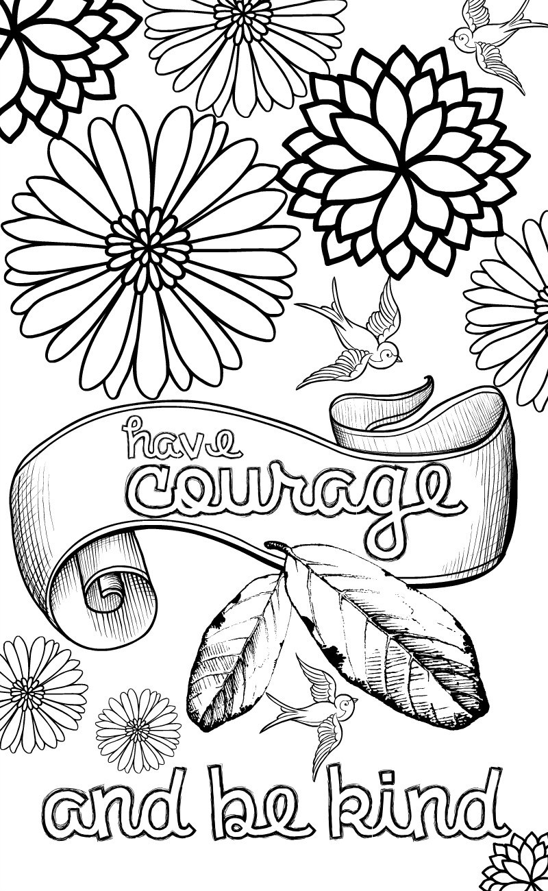 Stress Relief Coloring Pages Printable Relaxation 23