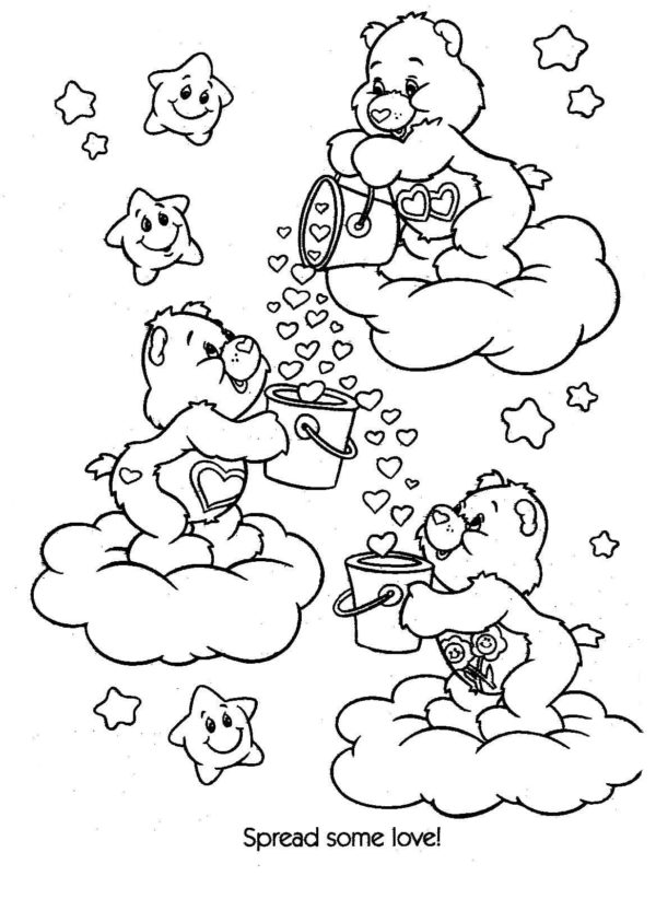 29 Care Bears Coloring Pages Printable 10