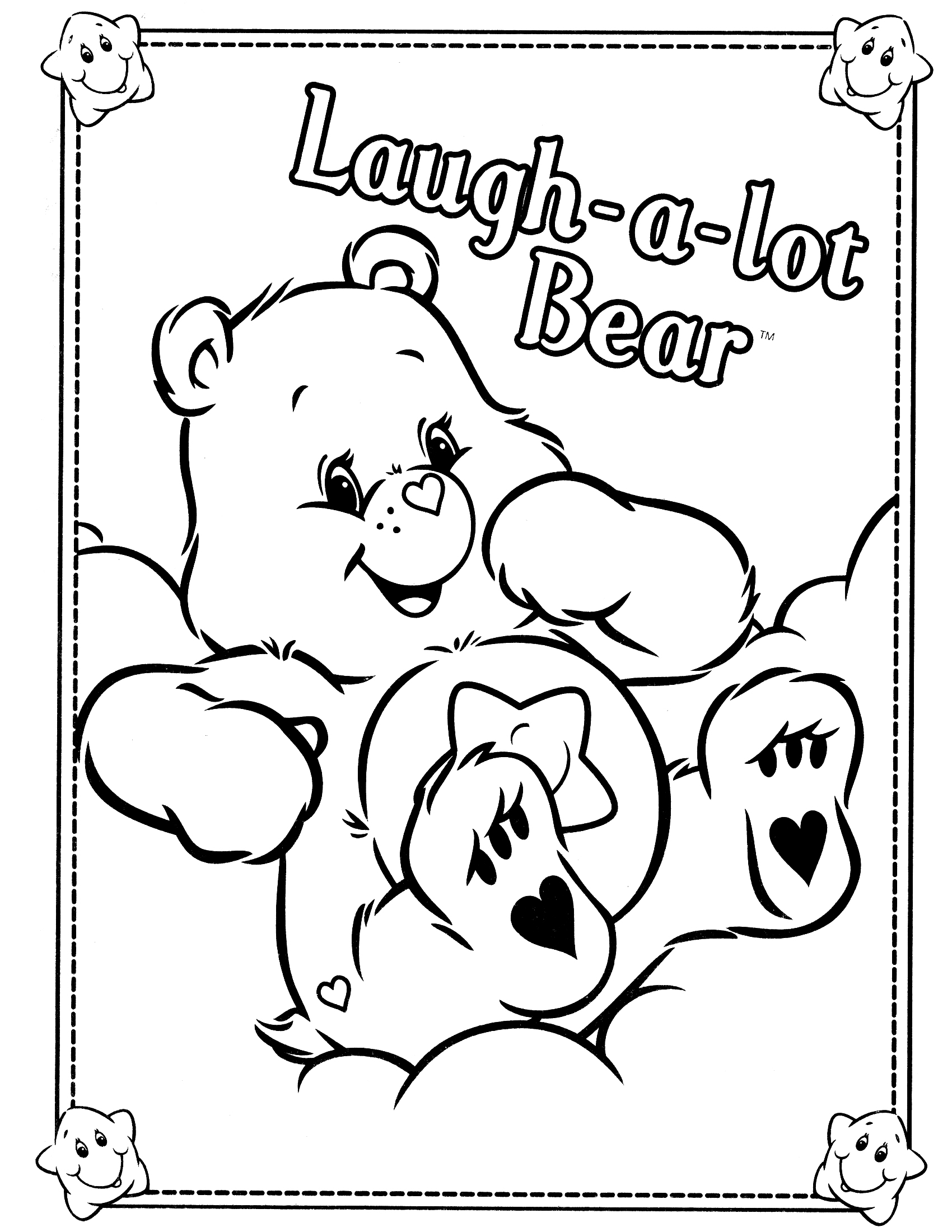 29 Care Bears Coloring Pages Printable 12