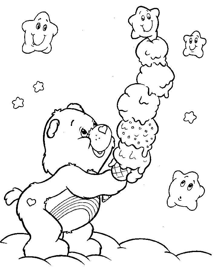 29 Care Bears Coloring Pages Printable 16