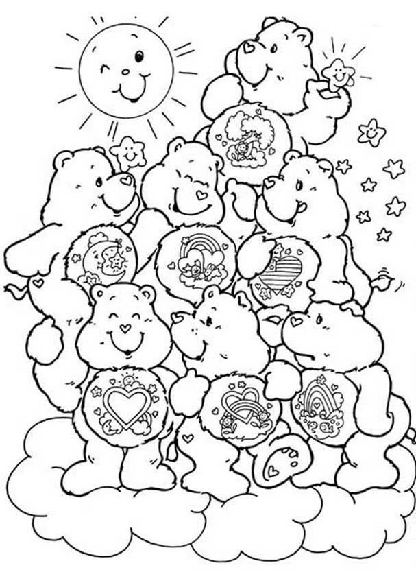 29 Care Bears Coloring Pages Printable 17