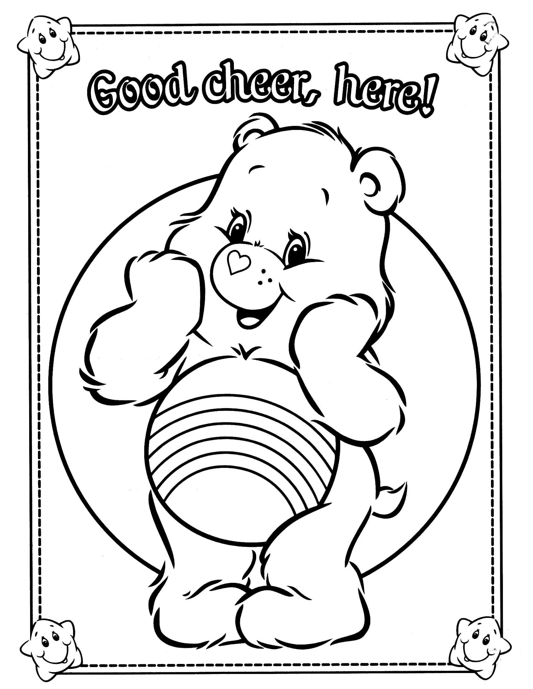 29 Care Bears Coloring Pages Printable 21