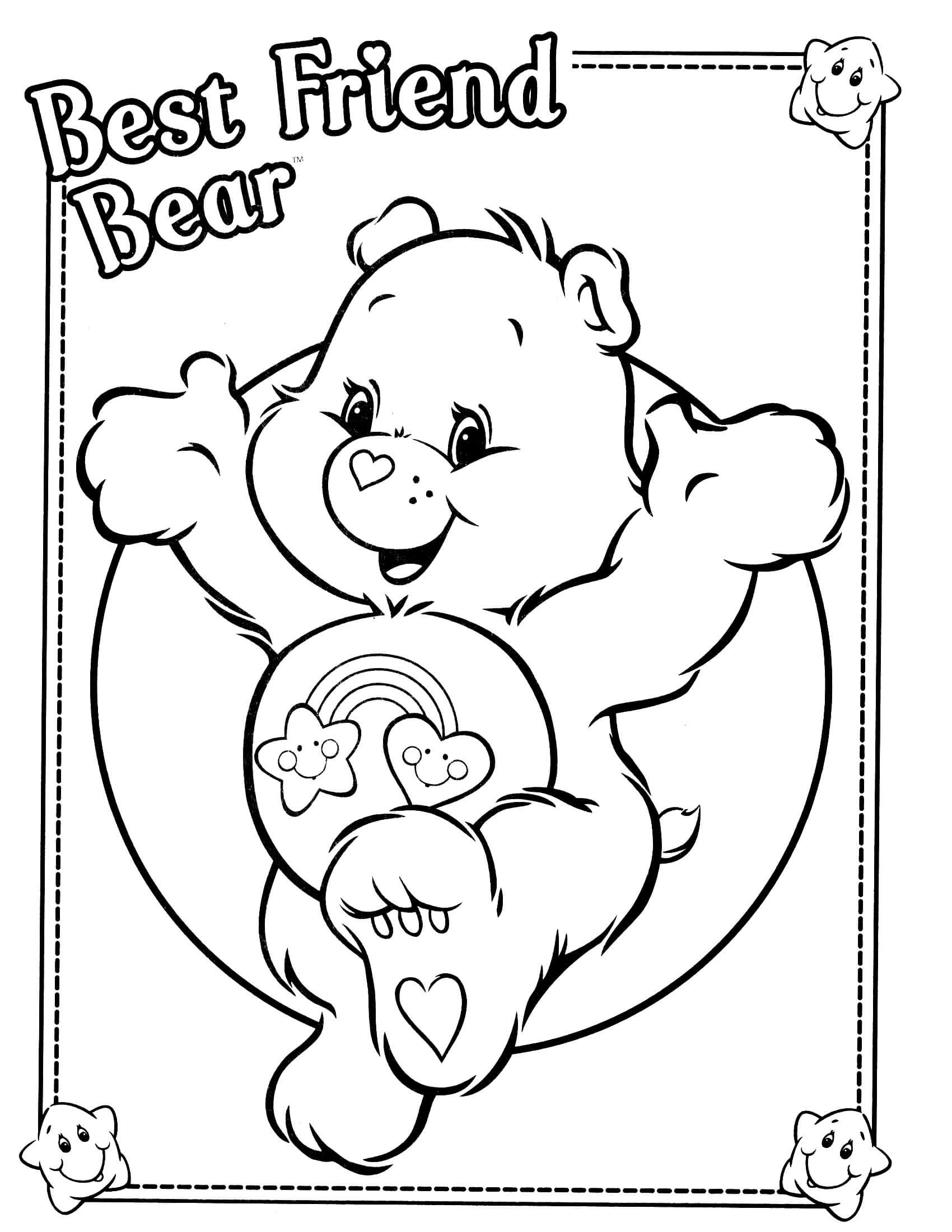 29 Care Bears Coloring Pages Printable 23