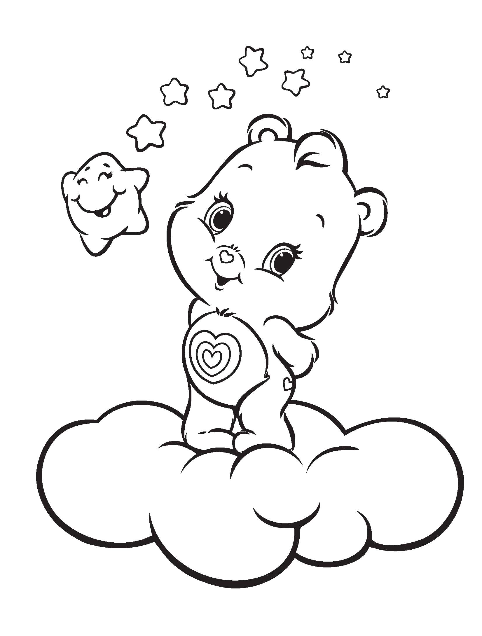 29 Care Bears Coloring Pages Printable 24