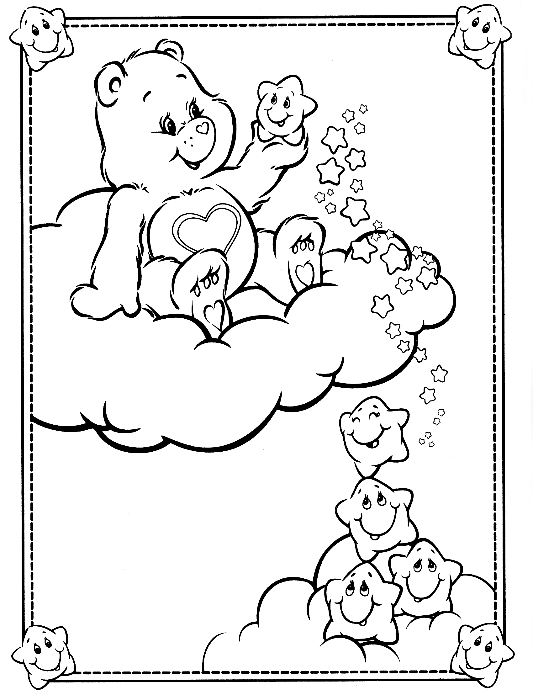 29 Care Bears Coloring Pages Printable 25