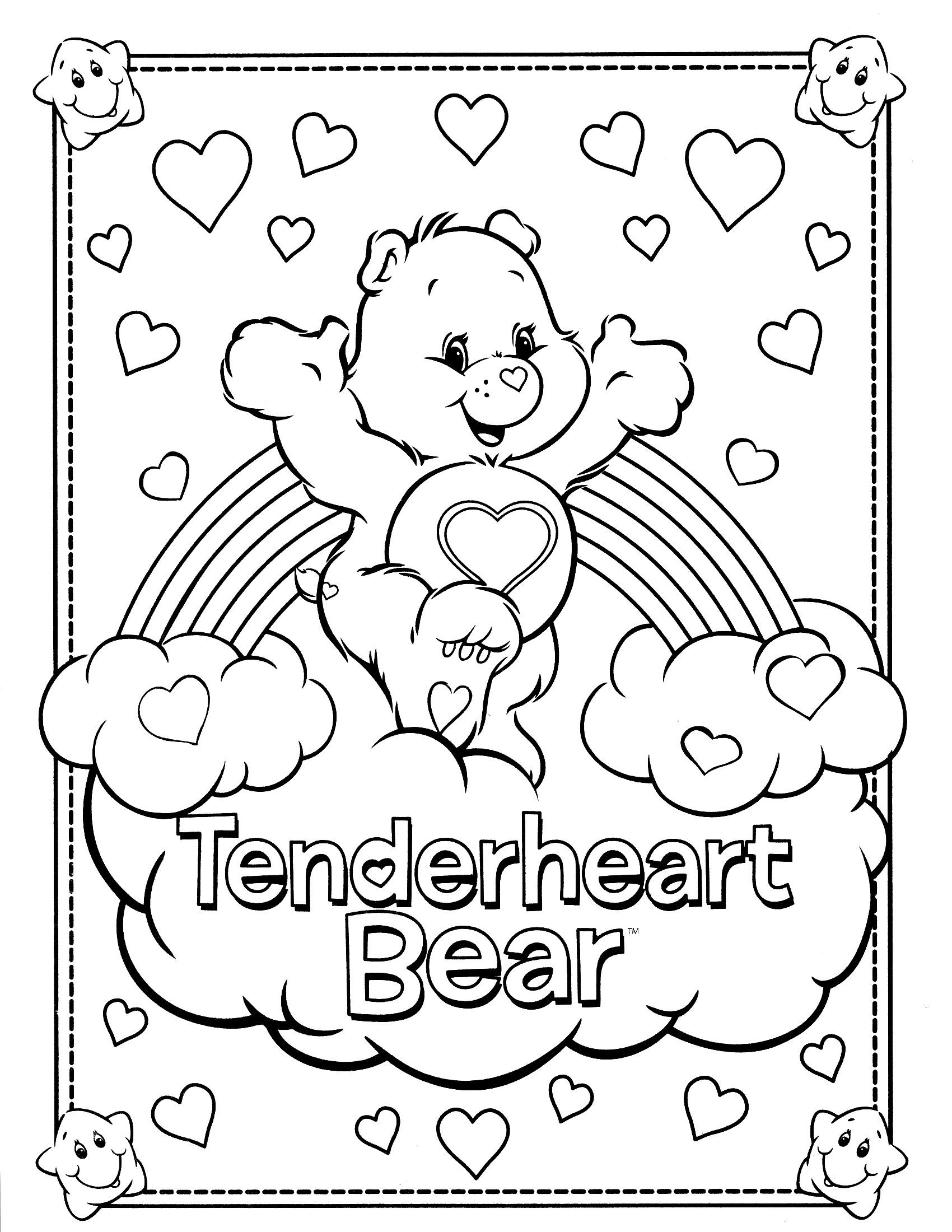 29 Care Bears Coloring Pages Printable 27