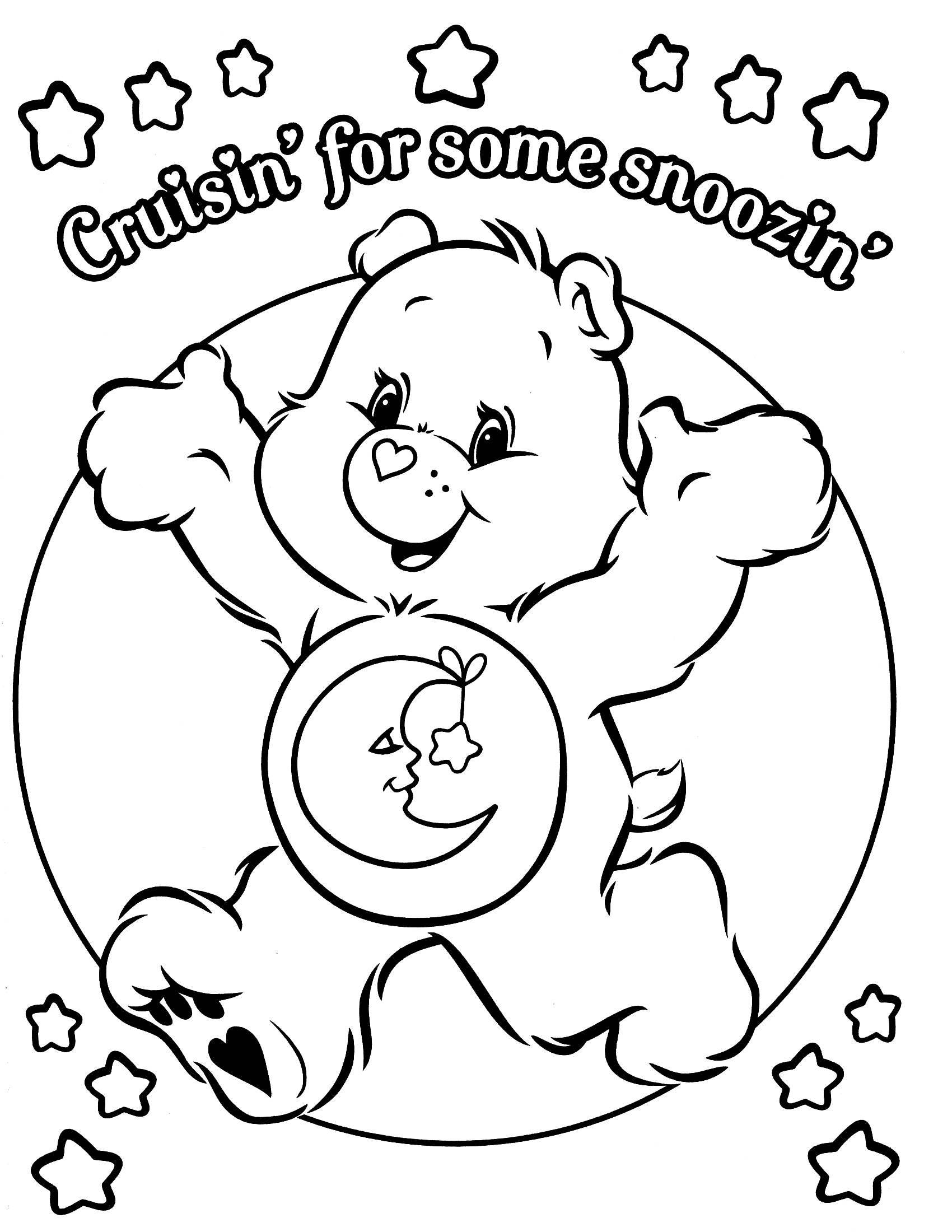 29 Care Bears Coloring Pages Printable 3