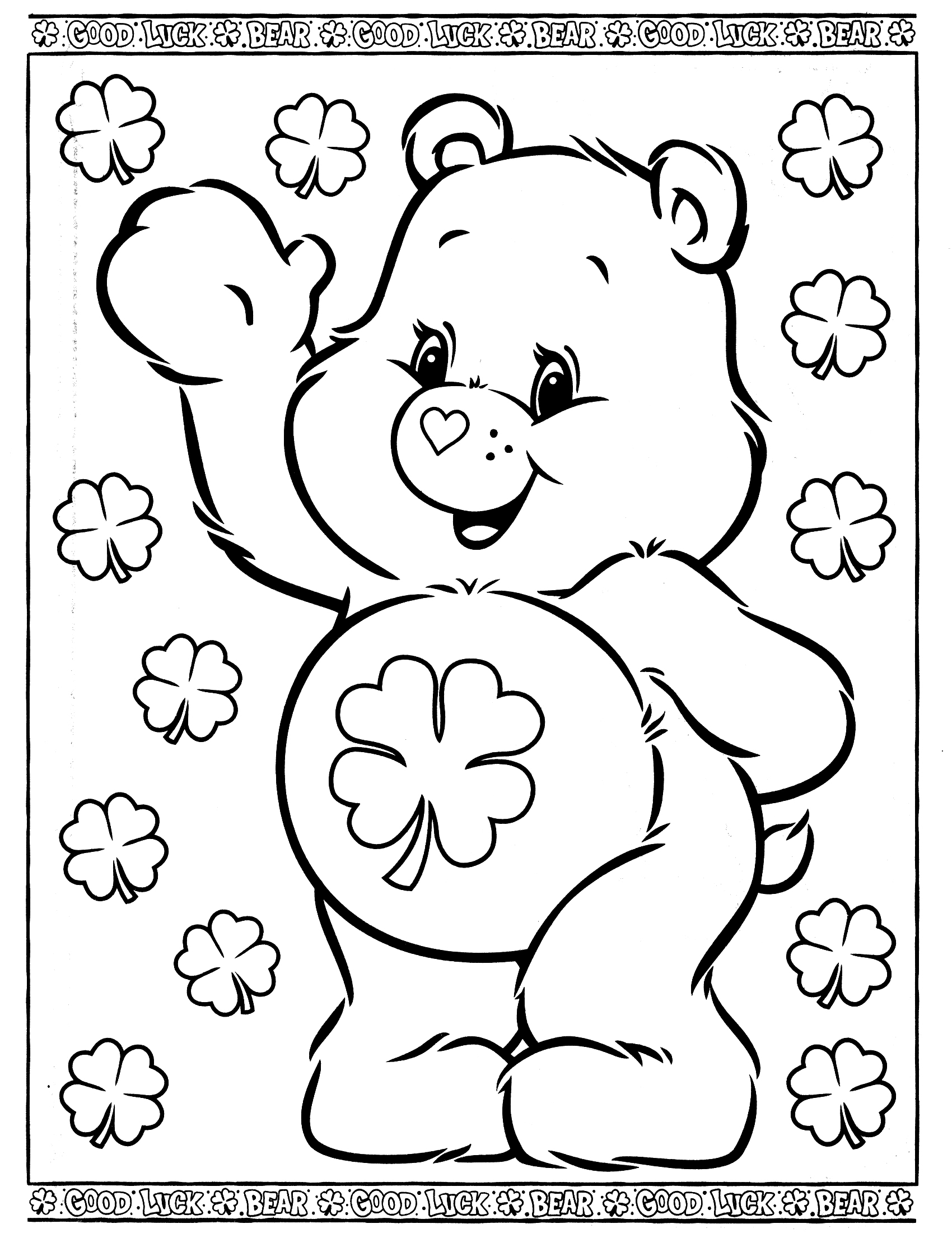 29 Care Bears Coloring Pages Printable 30