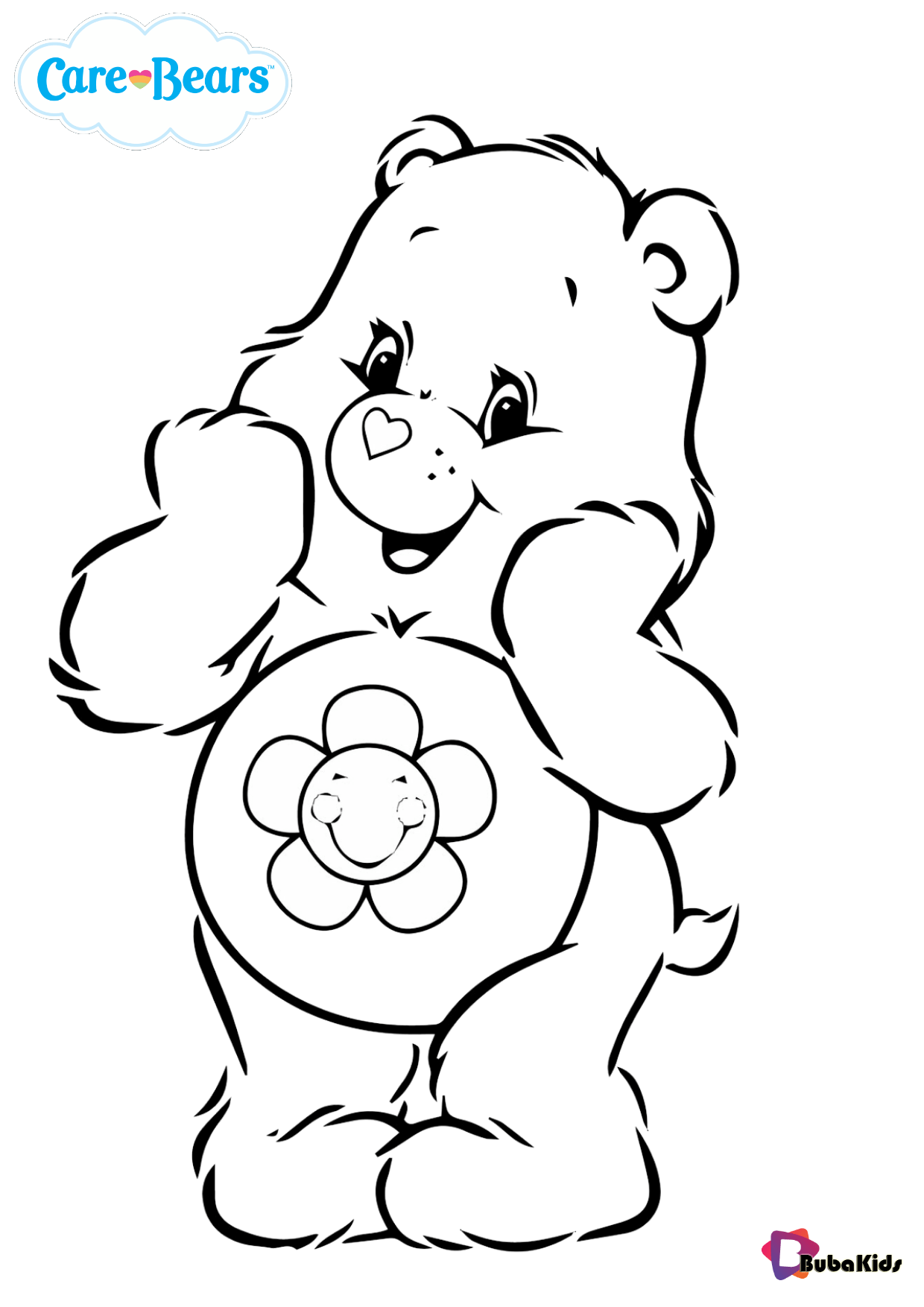 29 Care Bears Coloring Pages Printable 4