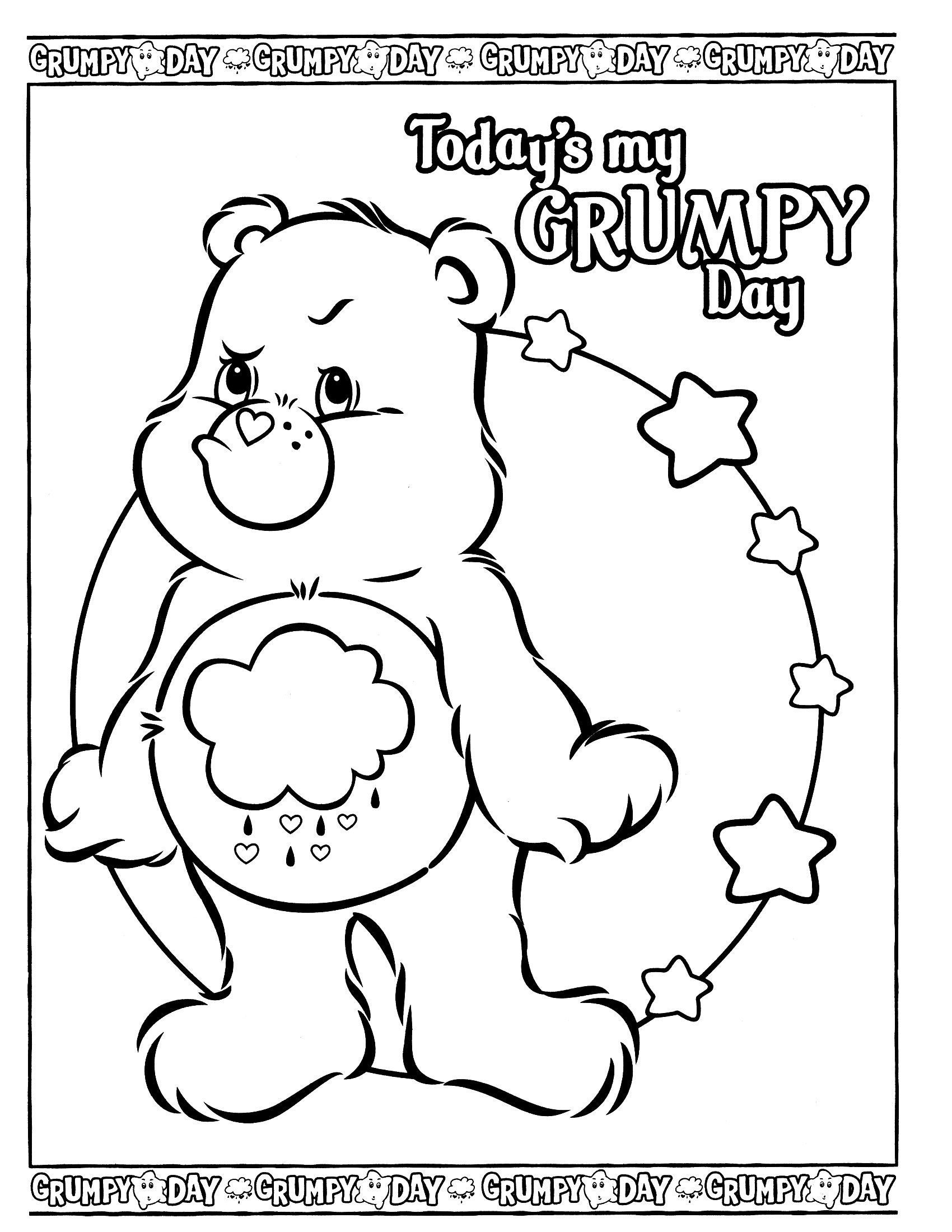 29 Care Bears Coloring Pages Printable 7