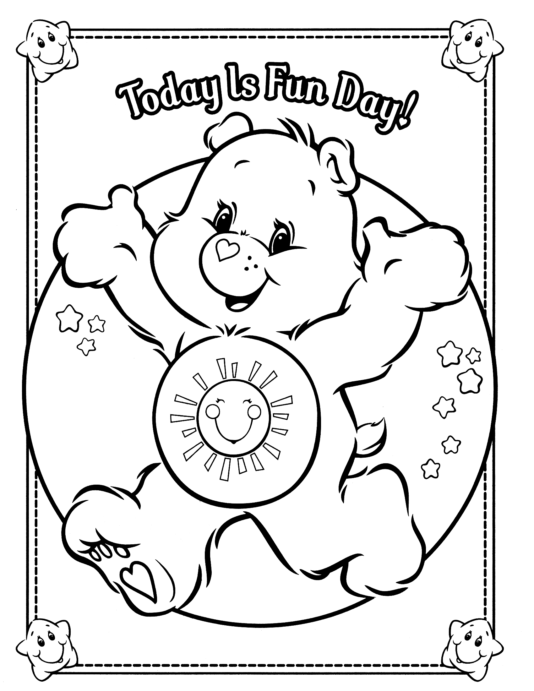 29 Care Bears Coloring Pages Printable 9