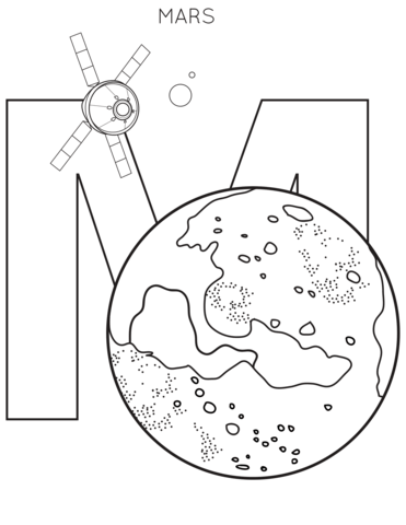 29 Red Mars Coloring Page Printable 10