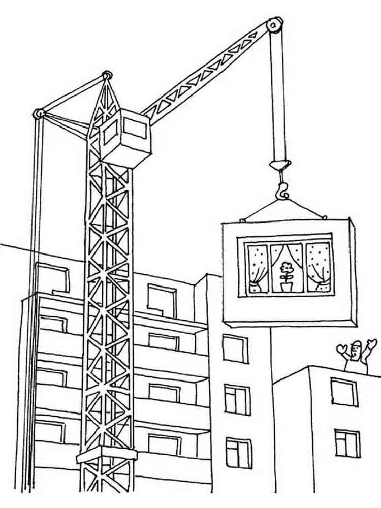 30 Crane Coloring Pages Printable 17