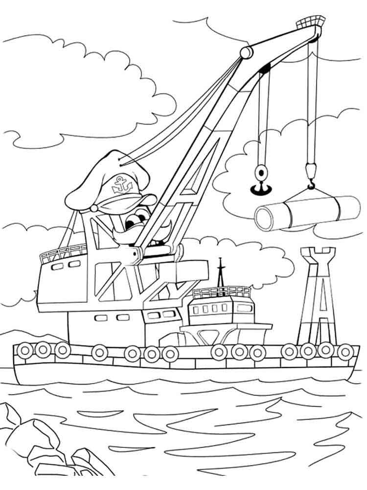 30 Crane Coloring Pages Printable 31