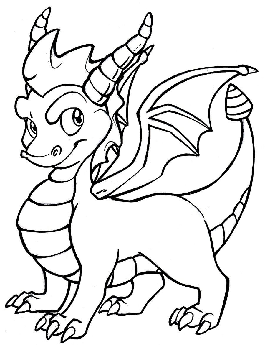 30 Realistic Dragon Coloring Pages Printable 16