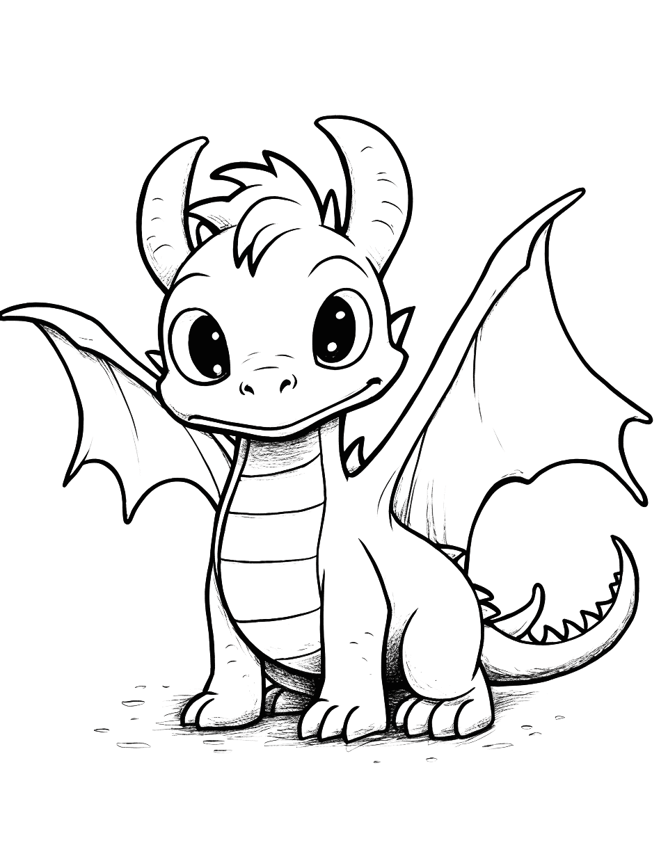 30 Realistic Dragon Coloring Pages Printable 21