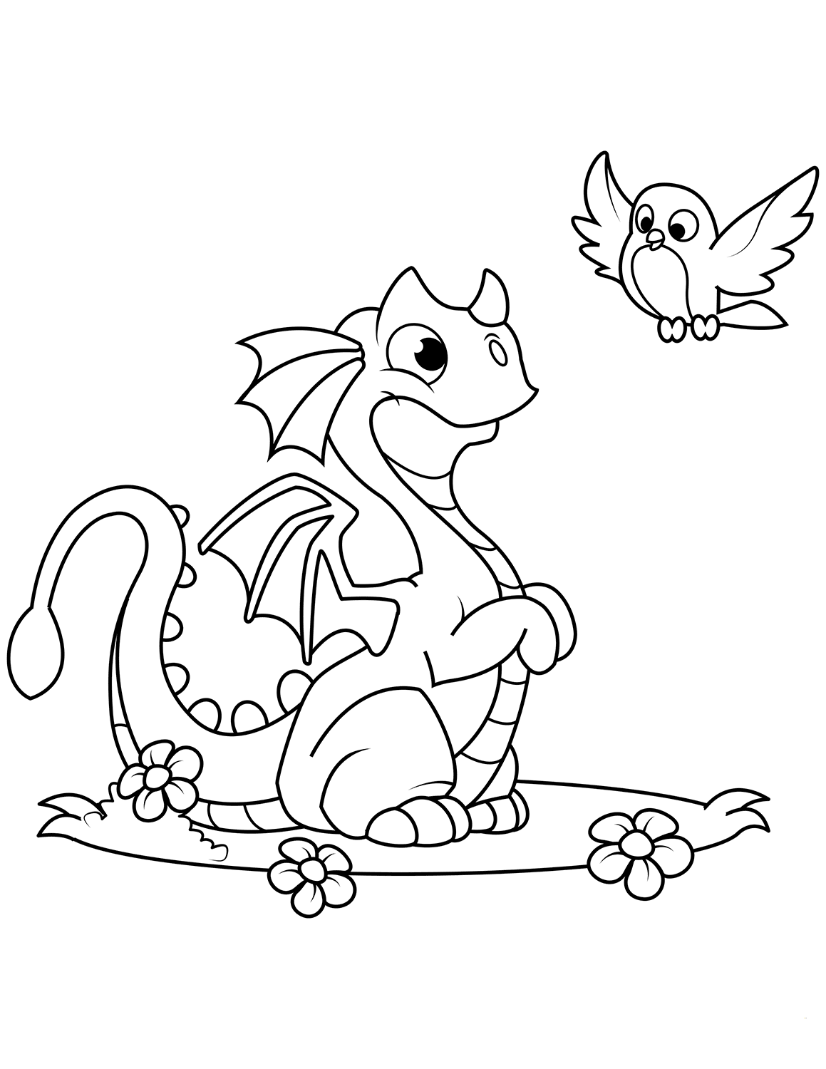 30 Realistic Dragon Coloring Pages Printable 23