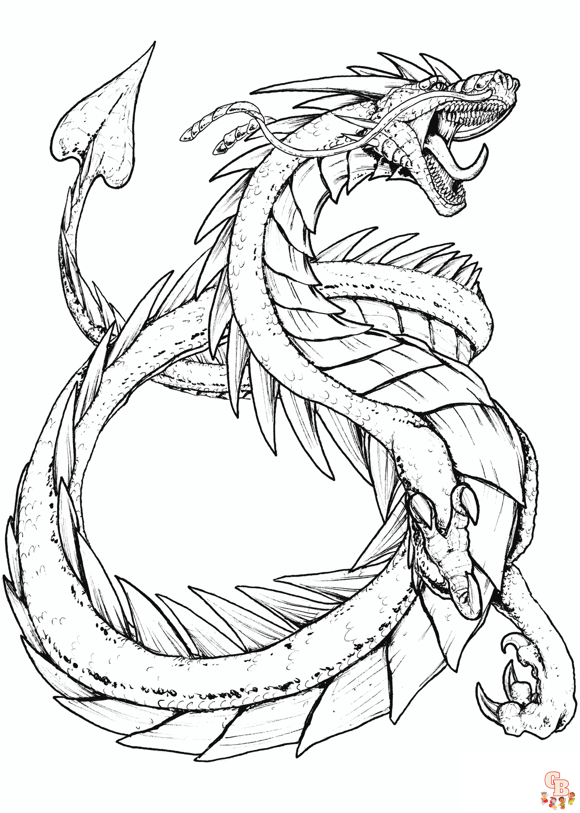 realistic dragon coloring pages printable jpg