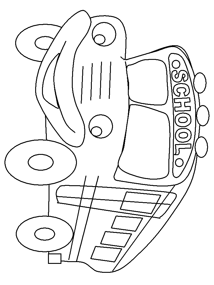 30 School Bus Coloring Pages Printable 12