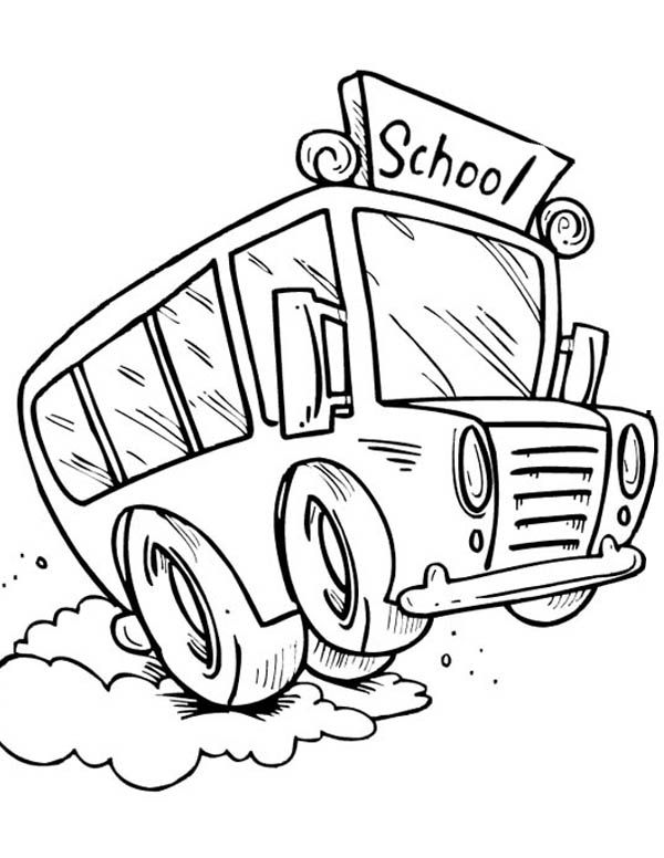 30 School Bus Coloring Pages Printable 14