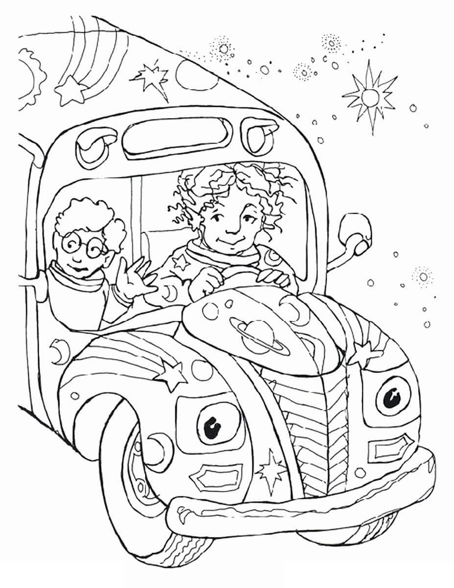 30 School Bus Coloring Pages Printable 16