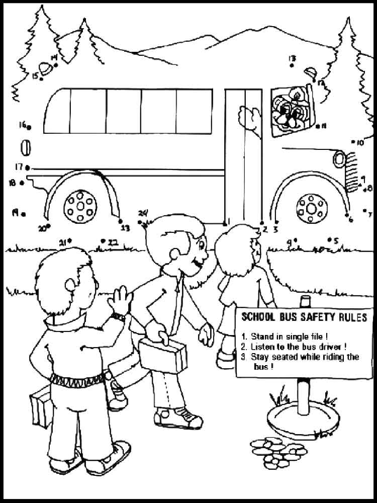 30 School Bus Coloring Pages Printable 21