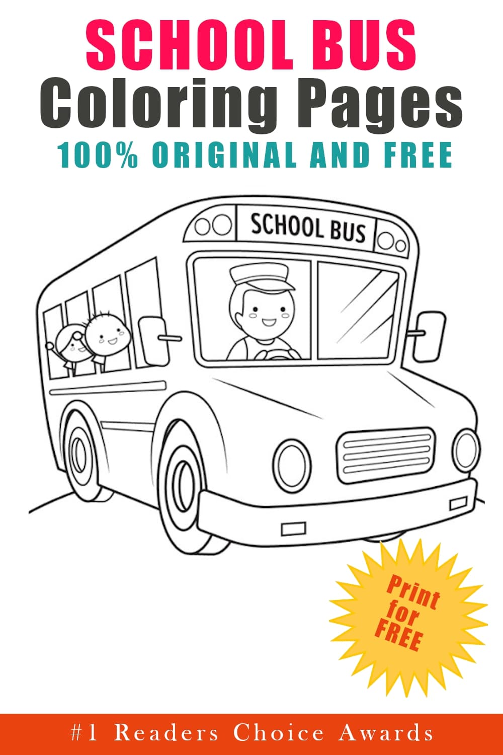 30 School Bus Coloring Pages Printable 27