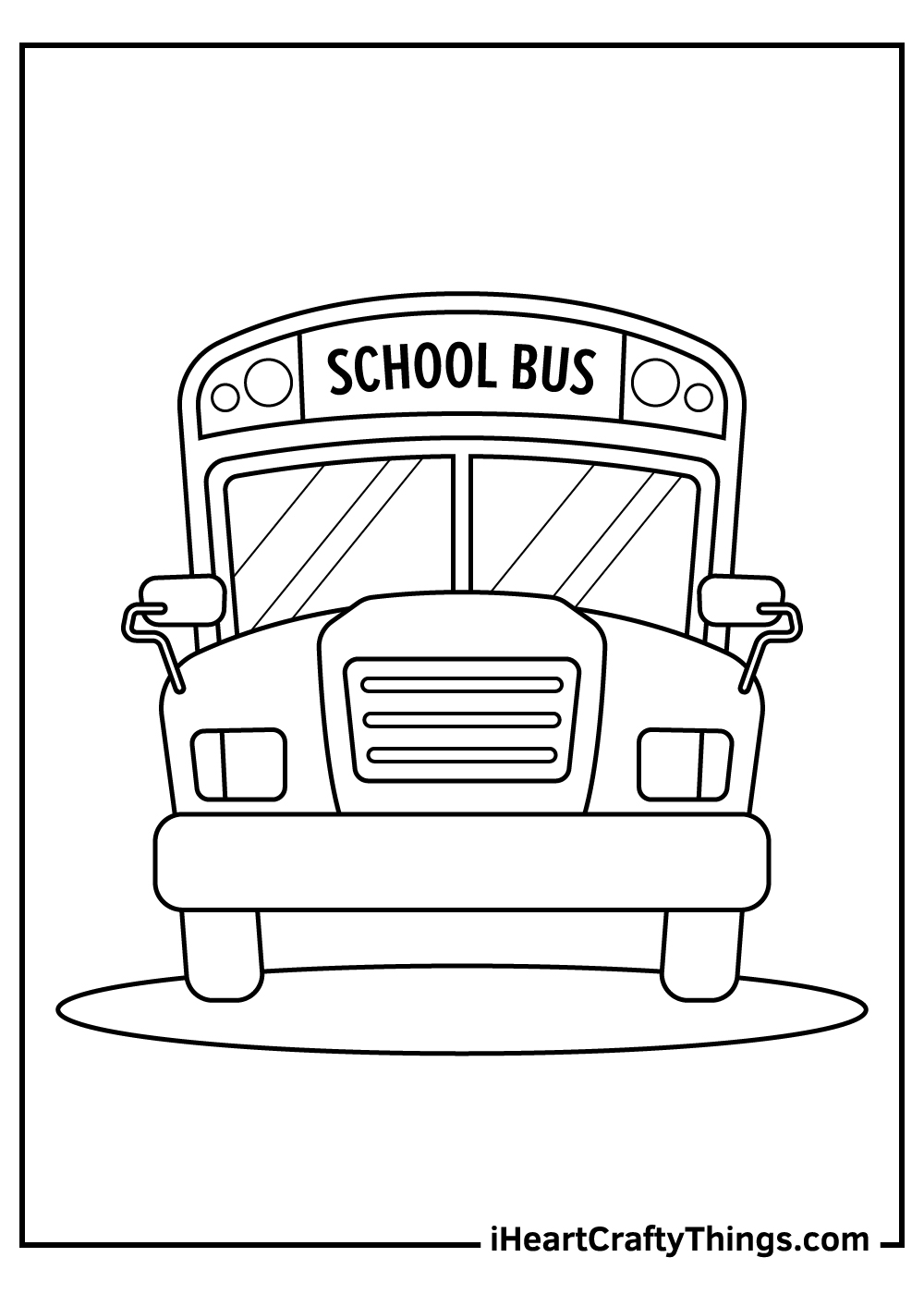 30 School Bus Coloring Pages Printable 29