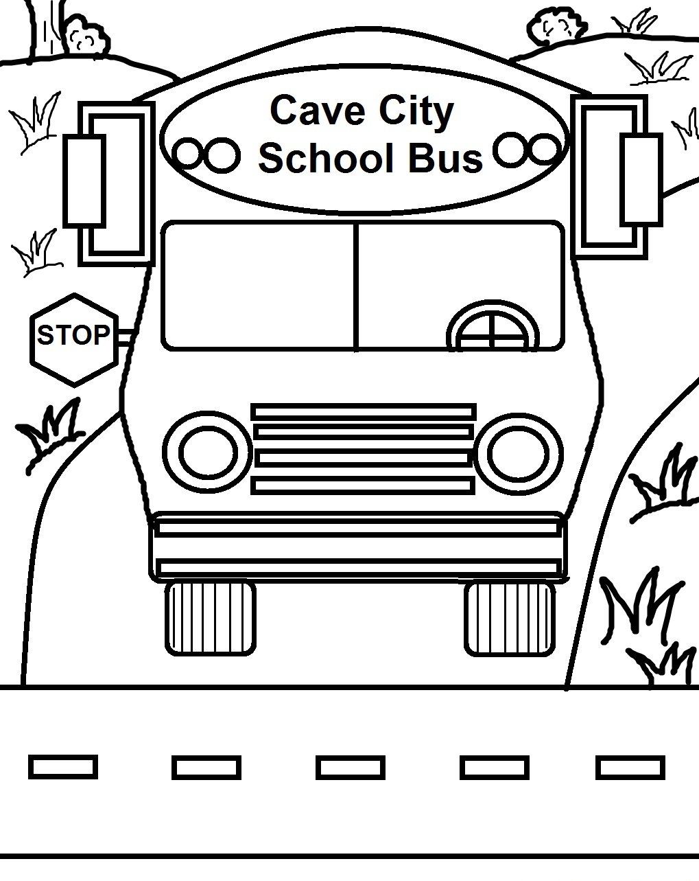 30 School Bus Coloring Pages Printable 3