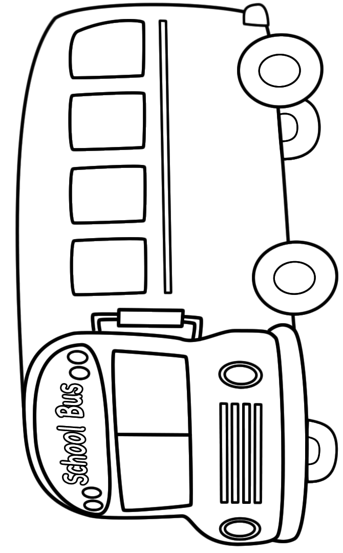 30 School Bus Coloring Pages Printable 6