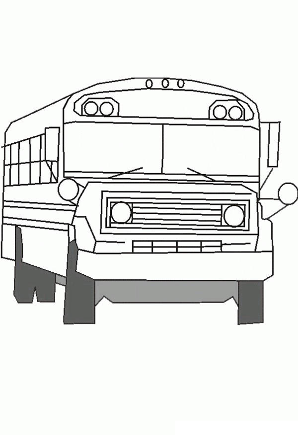 30 School Bus Coloring Pages Printable 7