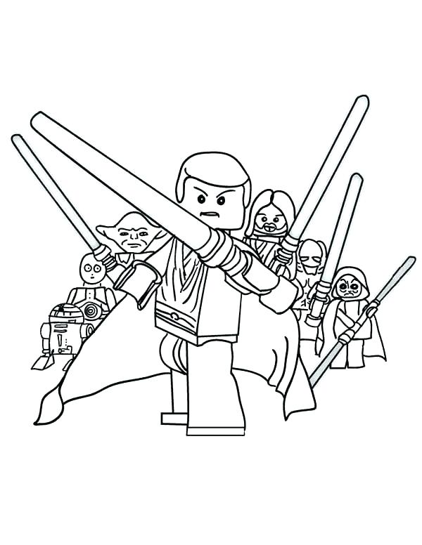 30 Star Wars Battle Droids Coloring Page Printable 35