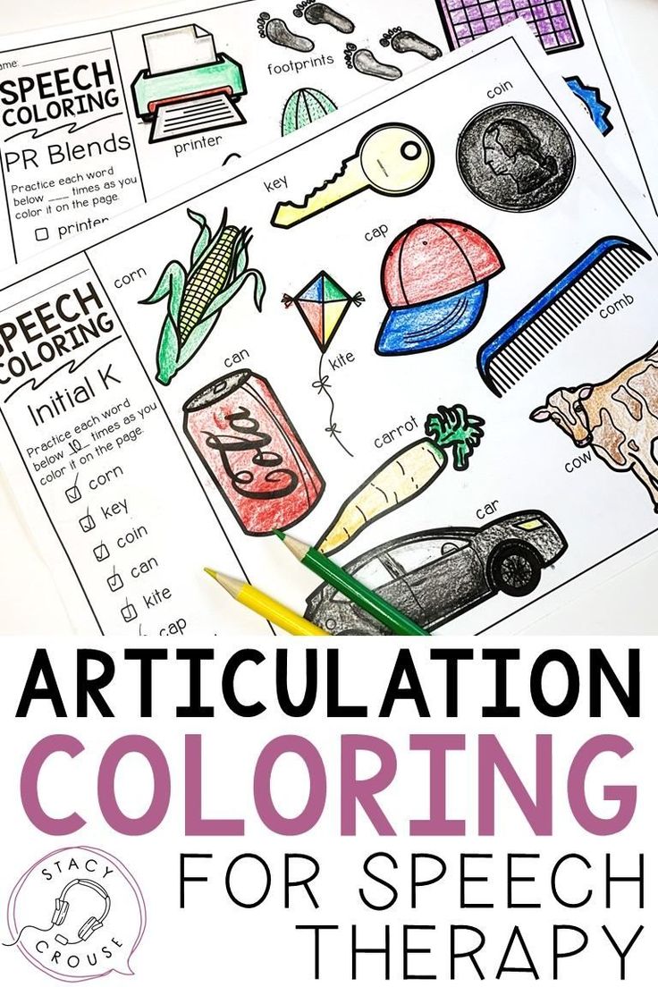 31 Articulation Coloring Pages Printable 1