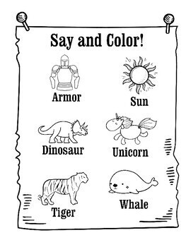 31 Articulation Coloring Pages Printable 11