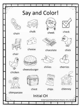 31 Articulation Coloring Pages Printable 4