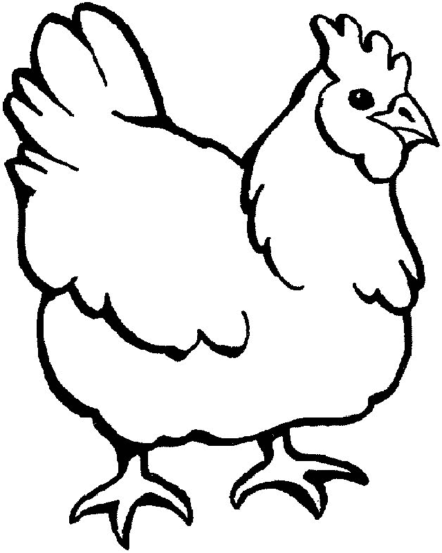 31 Chicken Coloring Pages Printable 13