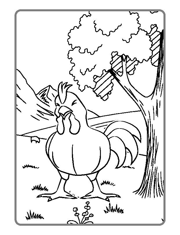 31 Chicken Coloring Pages Printable 16