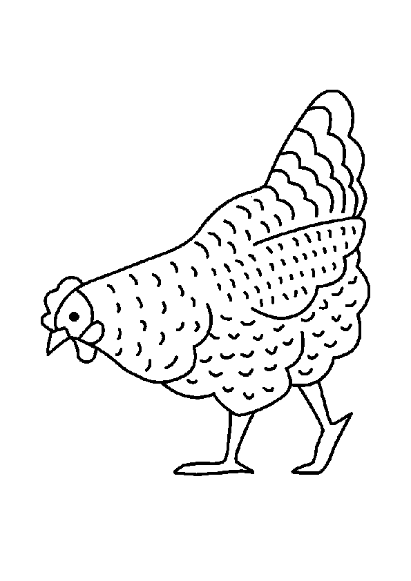 31 Chicken Coloring Pages Printable 20