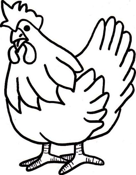 31 Chicken Coloring Pages Printable 22