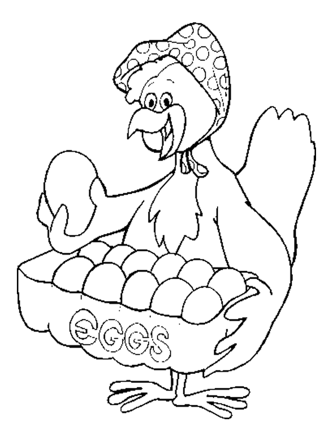 31 Chicken Coloring Pages Printable 8